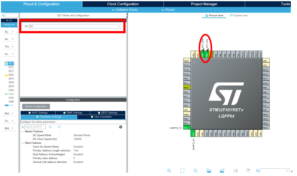 Inter-Integrated Circuit(I2C) - AMS and STM32